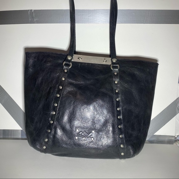 Patricia Nash Distressed Benvenuto Tote Bag Black - Picture 3 of 15